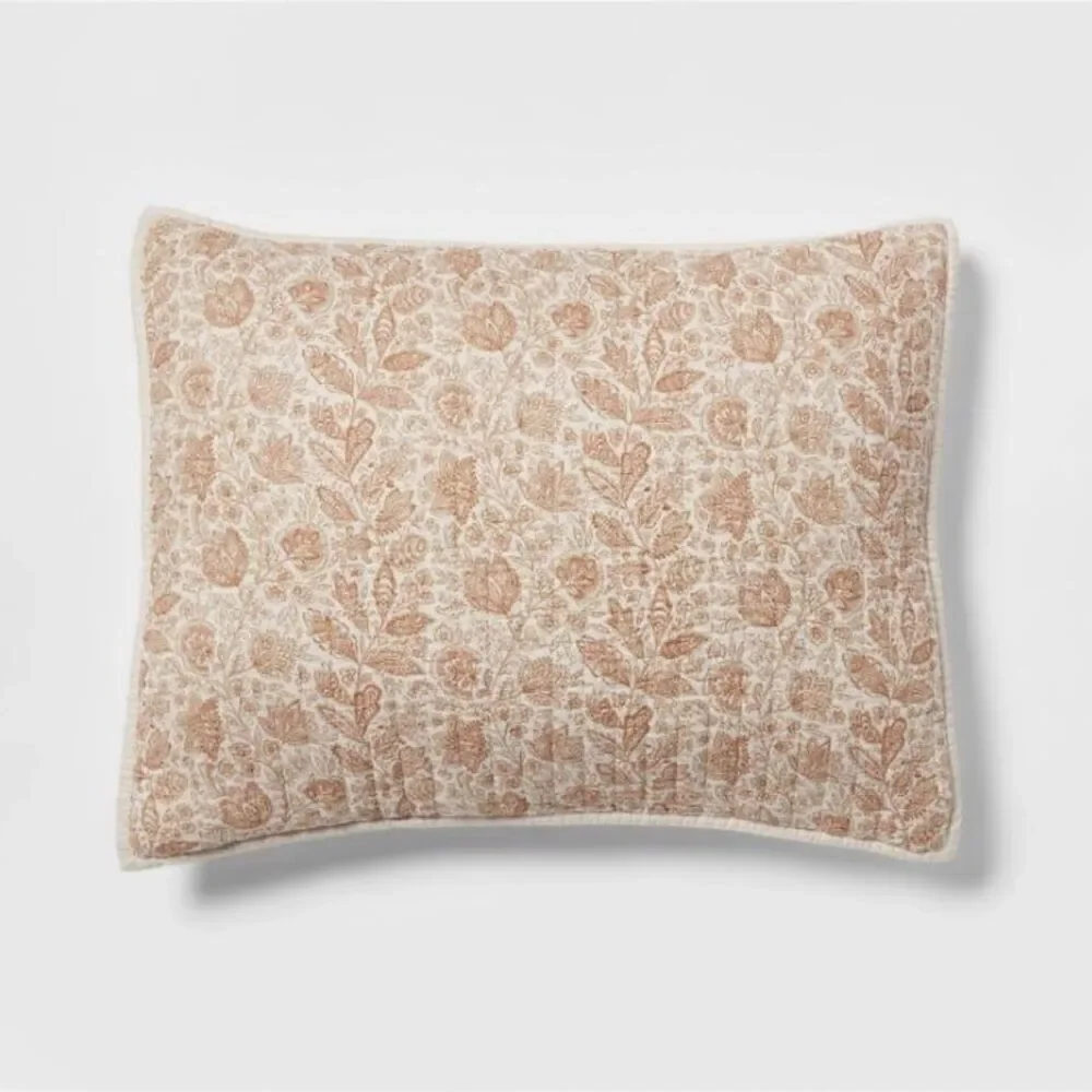 Threshold Botanical Design Bed Pillow Sham